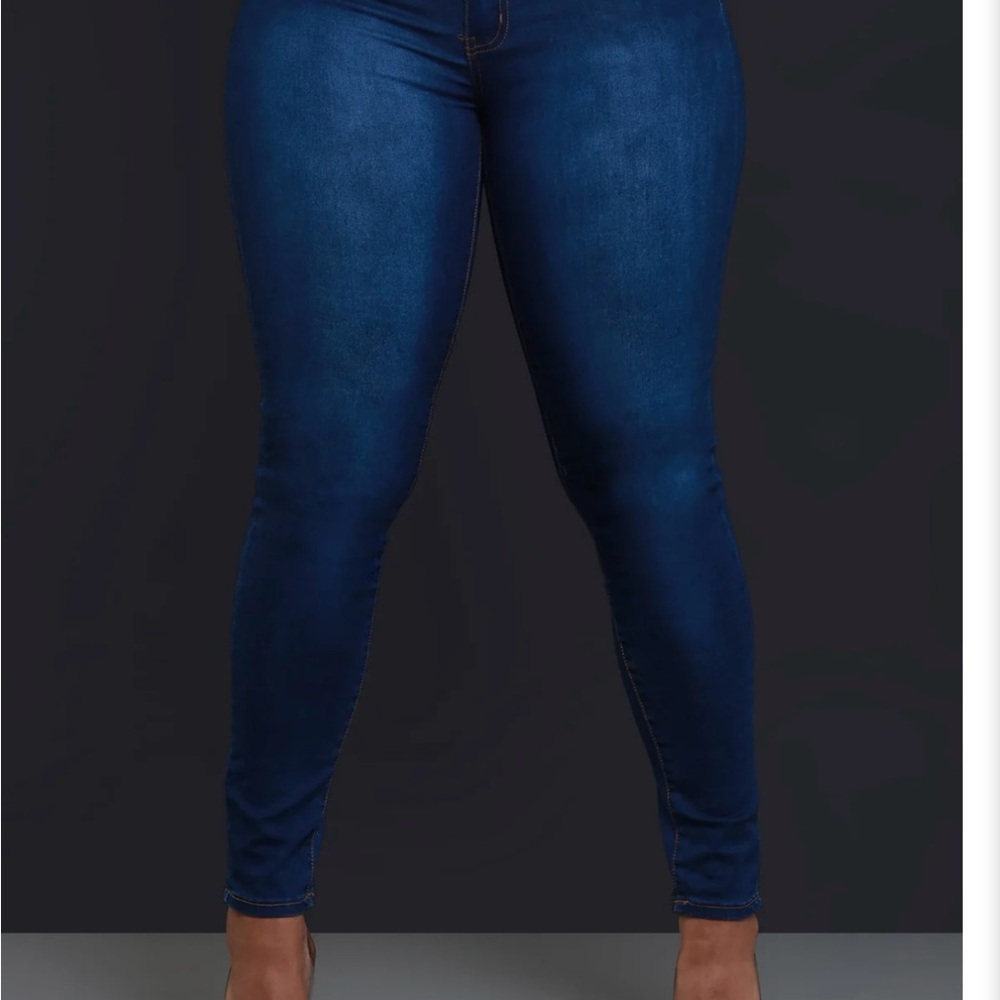 Women's super stretchy  Blue Skinny Jean